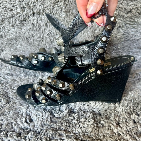 Balenciaga Cagole Wedge sandal heels - Picture 3 of 7